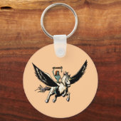 Zombie Jesus Rides Again Schlüsselanhänger (Vorderseite)