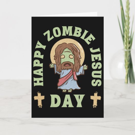 Zombie-Jesus-Tag Karte (Vorderseite)