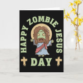 Zombie-Jesus-Tag Karte (Gelbe Blume)