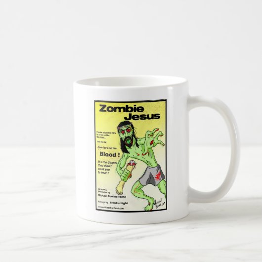Zombie-Jesus-Tasse Kaffeetasse (Rechts)