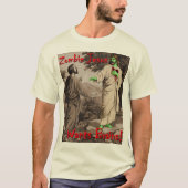 Zombie Jesus will Gehirne T-Shirt (Vorderseite)