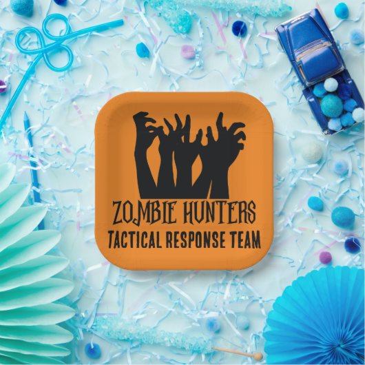 Zombie Junters Tactical Response Team Pappteller (Party)