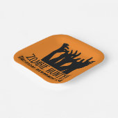 Zombie Junters Tactical Response Team Pappteller (Gewinkelt)