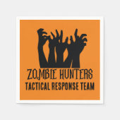 Zombie Junters Tactical Response Team Serviette (Vorderseite)