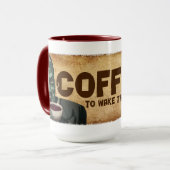 Zombie-Kaffee-Tasse Tasse (Vorderseite Links)