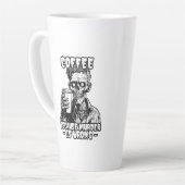 Zombie-Kaffee, weil Mord falsch ist Milchtasse (Linke Ecke)