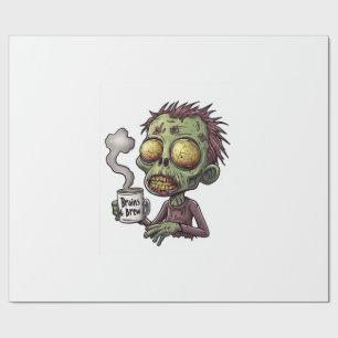 Zombie-Kaffeepause Geschenkpapier
