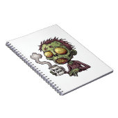 Zombie-Kaffeepause Notizblock (Rechte Seite)