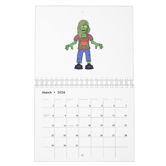 Zombie Kalender (Mär 2026)