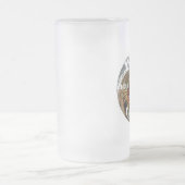 Zombie-Kamel-mattierte Bier-Tasse Mattglas Bierglas (Mittel)