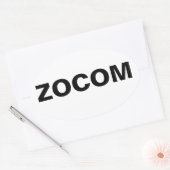 Zombie-Kampf-Befehls-Oval-Aufkleber Ovaler Aufkleber (Umschlag)