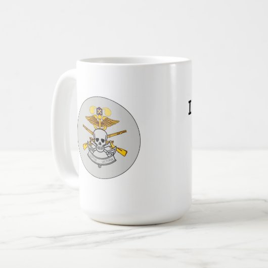 Zombie-Kampf-Schullehrer-Tasse Kaffeetasse (Vorderseite Links)