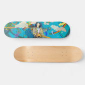 Zombie-Kämpfer Skateboard (Horizontal)