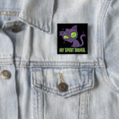 Zombie-Kätzchen ist mein Seelentier Button (Beispiel)