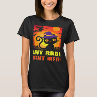 Zombie-Katze Humorvoll Braucht Gehirn Sofort Miaue T-Shirt