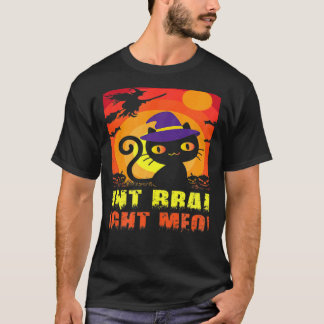 Zombie-Katze Humorvoll Braucht Gehirn Sofort Miaue T-Shirt