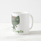 Zombie-Katze Kaffeetasse (VorderseiteRechts)