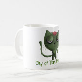 Zombie-Katze Kaffeetasse (Vorderseite Links)