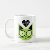 Zombie-Katze Kaffeetasse (Links)