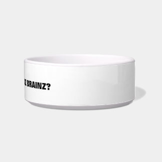 Zombie-Katze kann ich Haz Brainz Nahrung- für Napf