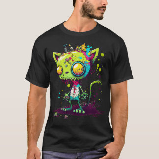 Zombie Katze T-Shirt