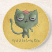 Zombie-Katze Untersetzer (Vorne)
