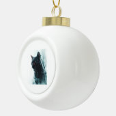 Zombie-Katzen-Apokalypse Keramik Kugel-Ornament (Rechts)