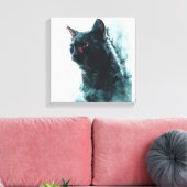 Zombie-Katzen-Apokalypse Leinwanddruck (Insitu (Wohnzimmer))