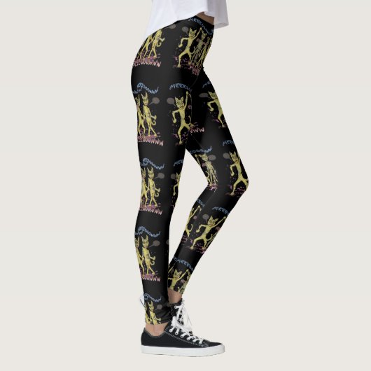 Zombie-Katzen Leggings (Rechts)