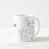 Zombie-Katzen von den Mars #06 Kaffeetasse (VorderseiteRechts)