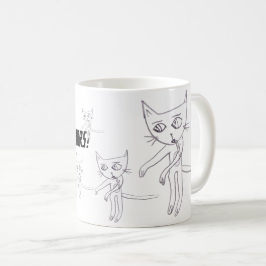 Zombie-Katzen von den Mars #06 Kaffeetasse (VorderseiteRechts)