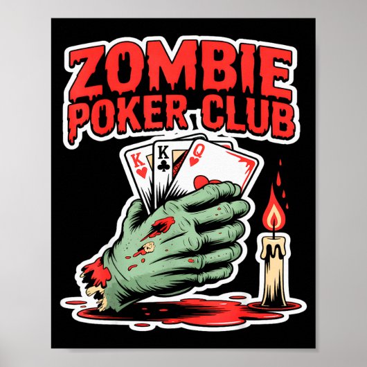 Zombie Ker Club Halloween Poster (Vorne)