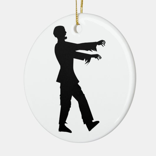 Zombie Keramik Ornament (Links)