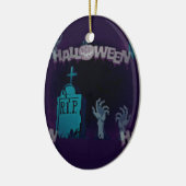Zombie Keramik Ornament (Links)