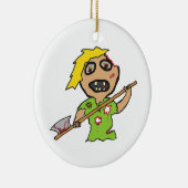 Zombie Keramik Ornament (Rechts)