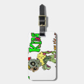 Zombie Kids Gepäckanhänger (Vorderseite vertikal)