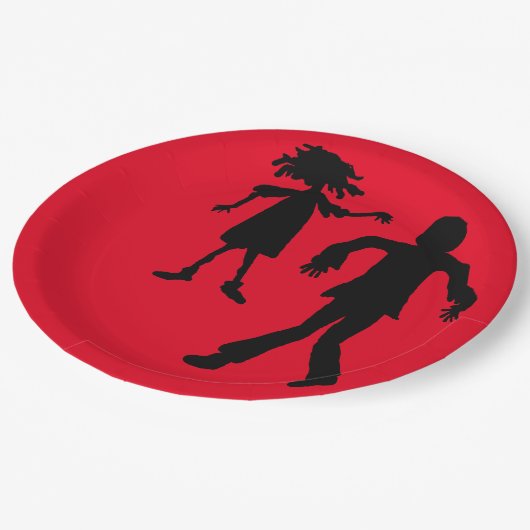 Zombie Kids Party Paper Teller (Schrägansicht)