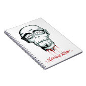 Zombie Killer-Notebook Notizblock (Rechte Seite)