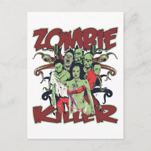 Zombie Killer Postkarte