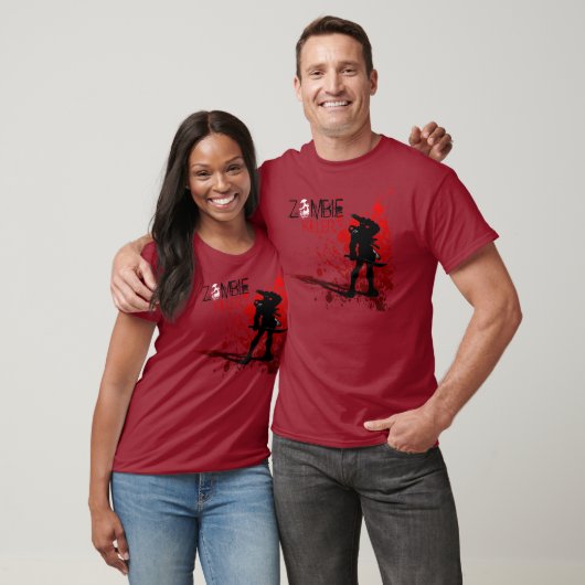 Zombie KILLER - Spritzer im Blut T-Shirt (Unisex)