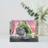 Zombie Kissing Booth Postcard Postkarte (Stehend Vorderseite)