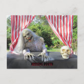 Zombie Kissing Booth Postcard Postkarte (Vorderseite)