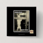 Zombie Kitteh Button (Vorderseite)