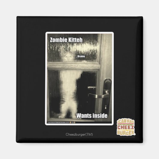 Zombie Kitteh Magnet (Vorne)