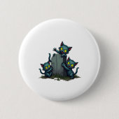 Zombie Kitten überraschend Button (Vorderseite)