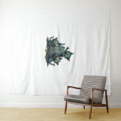 Zombie Kitten überraschend Wandteppich (Beispiel (Horizontal))