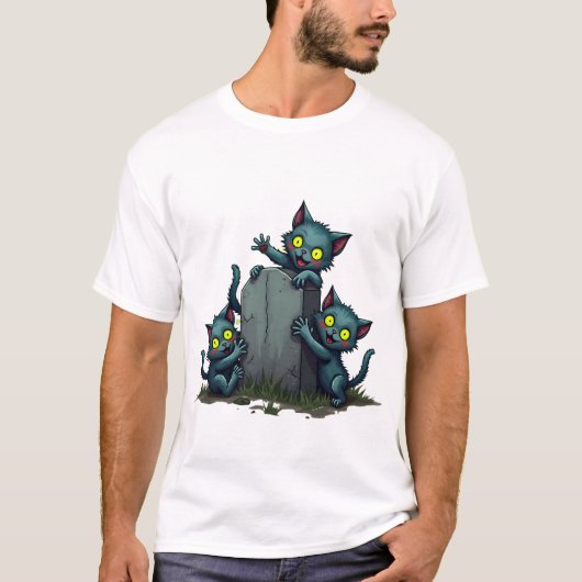 Zombie Kitten Uprising T-Shirt (Vorderseite)