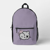 Zombie Kitty Bedruckter Rucksack (Vorderseite)