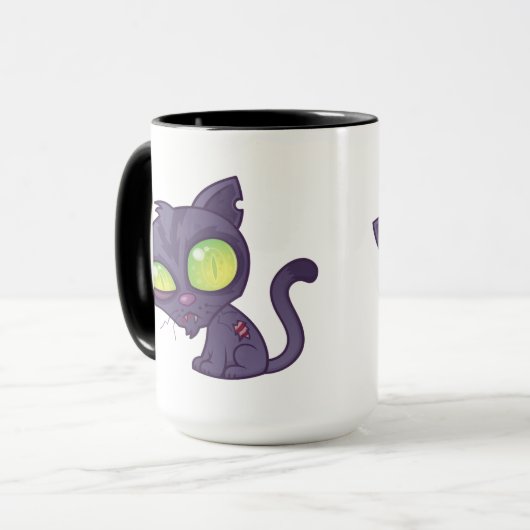 Zombie Kitty Tasse (Vorderseite Links)