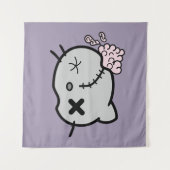 Zombie Kitty Wandteppich (Vorderseite (Horizontal))